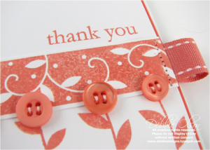 Beyond Basic Borders Button Flowers Card Detail