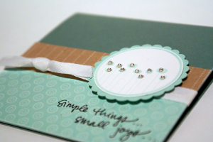 Simple Things Card - Detail
