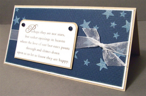 Starry Sympathy Card