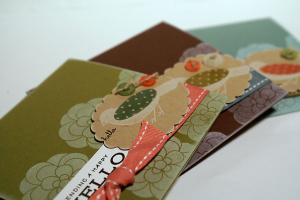 Happy Hello Bird Cards - detail