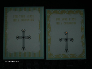 1st Hoy Communion Cards 2