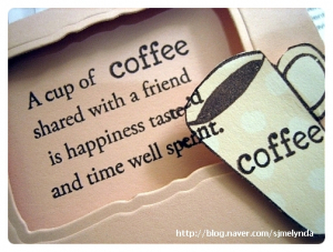 coffee and friend closeup