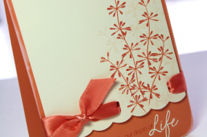 Graphic Oblong Leaf card-Detail