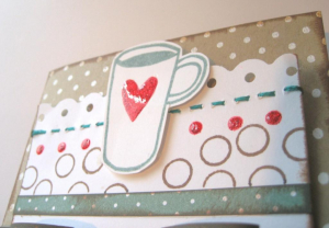 Warm Happiness coffee gift card holder