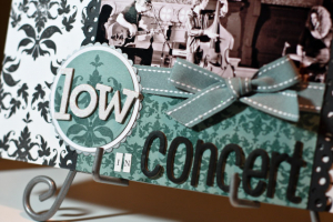 Low In Concert - Scrapbook Page by Jen Caputo