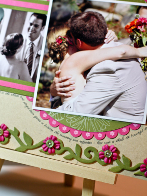 Erin & Ben 'Til the End - Scrapbook Page by Jen Caputo