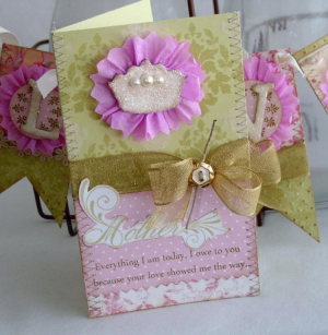 Mother's Day Love Banner and Card