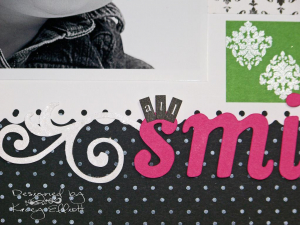 Makenna scrap page 2006 detail