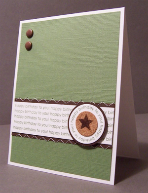 Cork Birthday Star