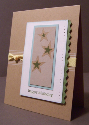 Glittered Birthday Star