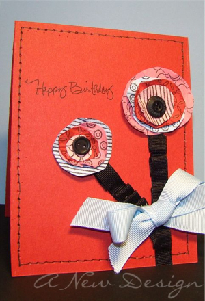 Birthday Paper Poppies