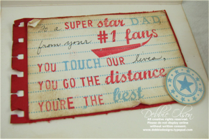 Champion Dad: Father's Day Gift Set INSIDE of card