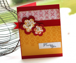 Spots & Dots Flower Thanks