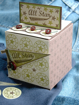 All Star Team Two-Toned Gift Box "Get a Handle on It" template