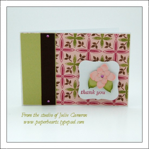 Layered Flower Thank you