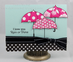 I Love You Rain or Shine card