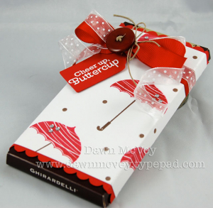 Cheer Up, Buttercup candy bar wrap