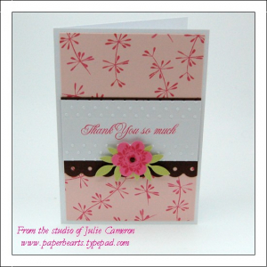 Pretty Floral Thank You