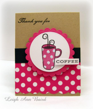 Thanks for coffee