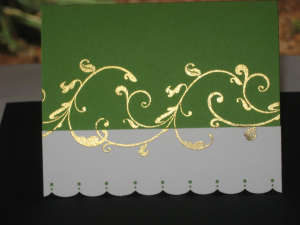 New Leaf and gold embossing