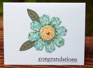 A pieced Congratulations