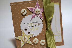 Little Star Baby Card