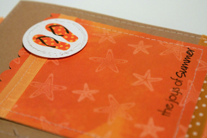Summer Joy Card - detail