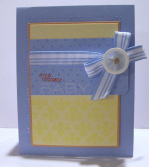 baby damask and dots