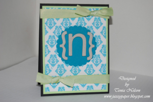 Monogram card for Jazz 12-1