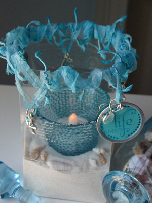 Top View Flameless Candle ~Enjoy LIfe~