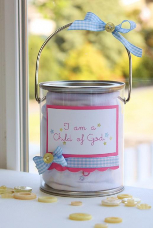Heavenly Medley Onsie paint can gift