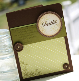 Heavenly Medley Faith card