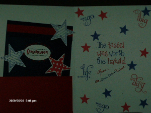 Inside Graduation Card