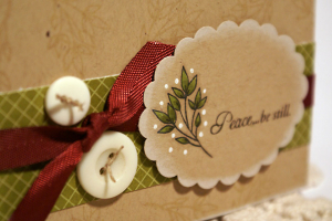 Peace... Be Still Card - detail