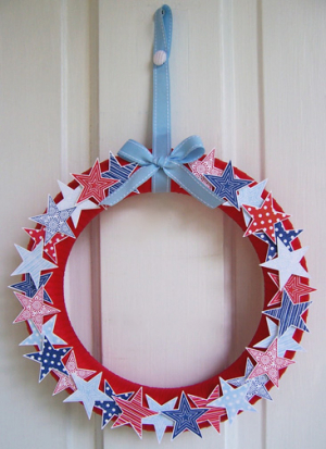 Patriotic Wreath - Front Door