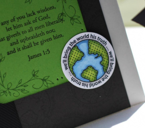 Heavenly Medley missionary card detail