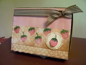 Captured Card Case-Vintage Berries