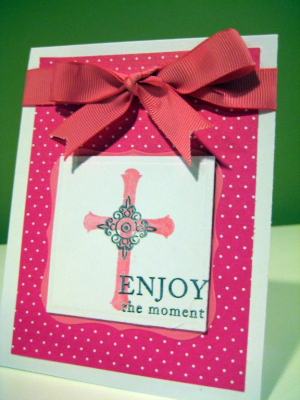 First Communion card