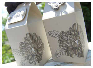 Milk Carton flower details