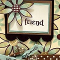 Stamps: Beautiful Blooms (Papertrey Ink)
Paper: Kraft, Chocolate Chip, Whisper White, Soft Sky, Very Vanilla
Ink: Chocolate Chip, Soft Sky, River Rock
Accessories: Slit Punch, Corner Rounder...