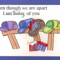 Ink:  Stazon Black, Versamark and Colored Pencils
Paper:  PTI White, SU a purple sorry not sure which one
Stamps:  PTI Mailbox Greetings, Believe, It's A Celebration
Ribbon:  Stash from Michaels