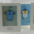 paper: Stampers Select White Cardstock by PTI
patterned paper scraps: Honey Pie by Cosmo Cricket, Paper Salon, Canopy Plaid by Chatterbox
ink: Black Palette
stamps: Bitty Baby Blessings by PTI...