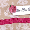 This is the card that I made to go with the homemade wrapping paper....can't believe I forgot about a card until the last minute.......for some reason this came together fairly quickly.........not...
