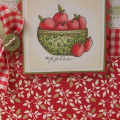 Apple Bowl Card with PTI paper