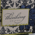 Thinking of You
Damask Designs, Kraft and Black
Sentiment from SU!
Flower from Imaginisce