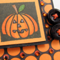 Happy Halloween Mini Card detail