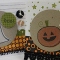 3-3/4" Square Halloween Cards