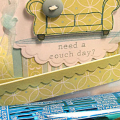 Close up of image on Milk Maid holder