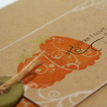 Pumpkin Blessings Card - detail