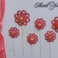 Thank You Button Flowers